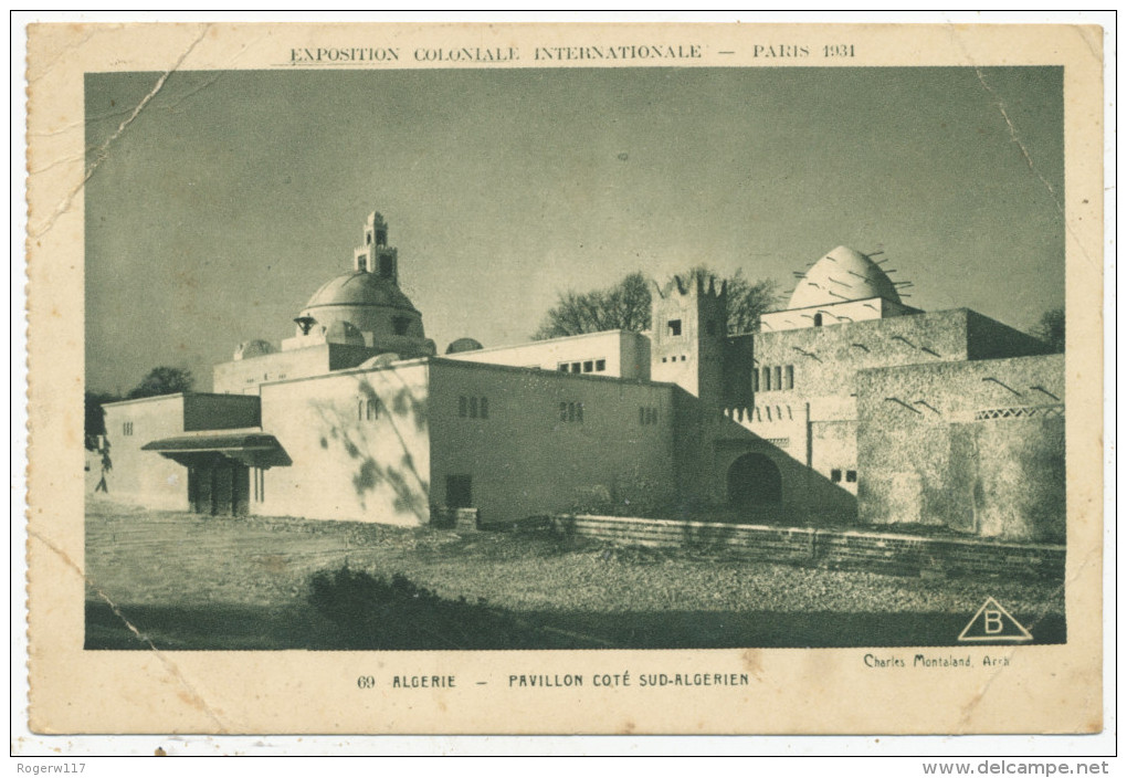 Exposition Coloniale Internat., Paris 31, Algerie, Pavillon Cote Sud-Algerien - Exhibitions