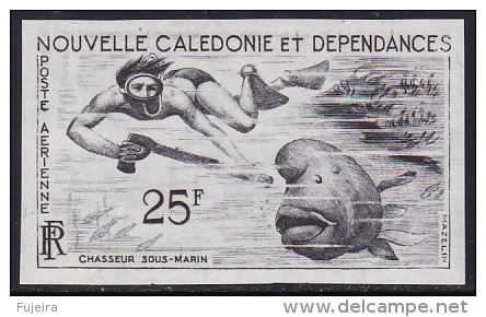 New Caledonia Diver Fish (fa082) MNH Imperf - Ungebraucht