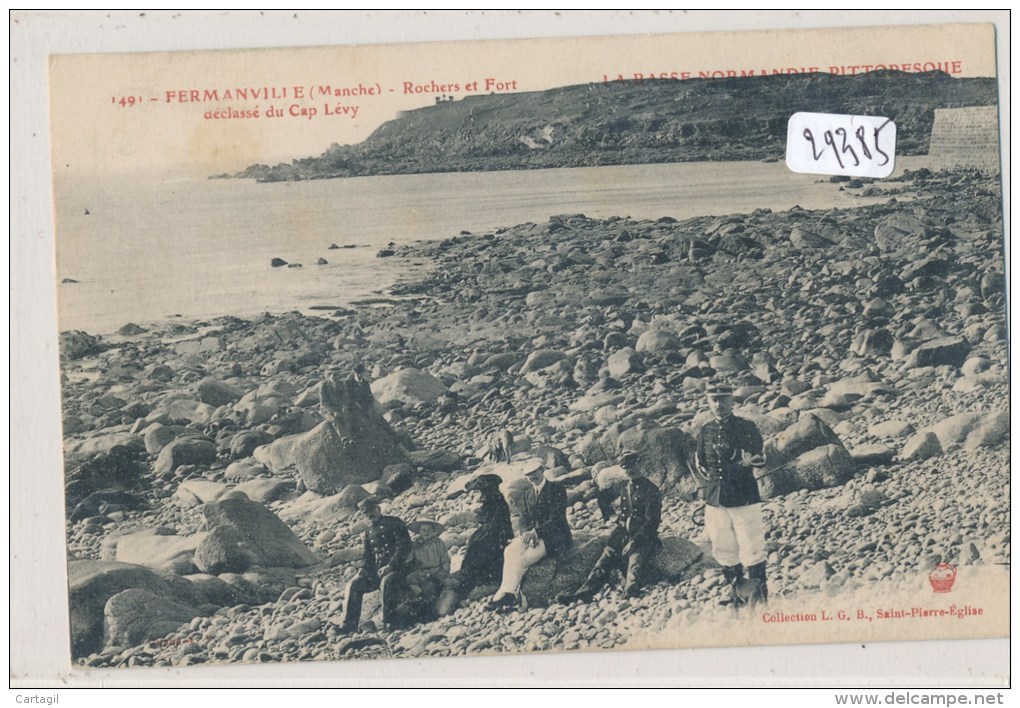 CPA - 50 - Fermanville - Rochers Et Fort Déclassé Du Cap Lévy - Autres & Non Classés