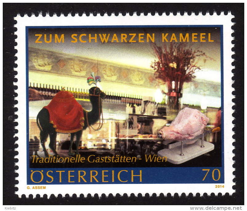 ÖSTERREICH 2014 ** Zum Schwarzen Kameel In Wien / Traditionelle Gaststätten - MNH - Hôtellerie - Horeca