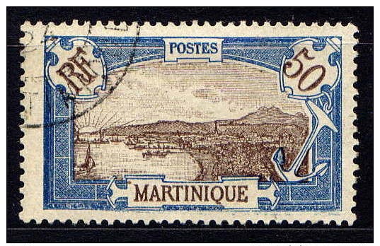 MARTINIQUE - N° 100° - FORT DE FRANCE - Usados