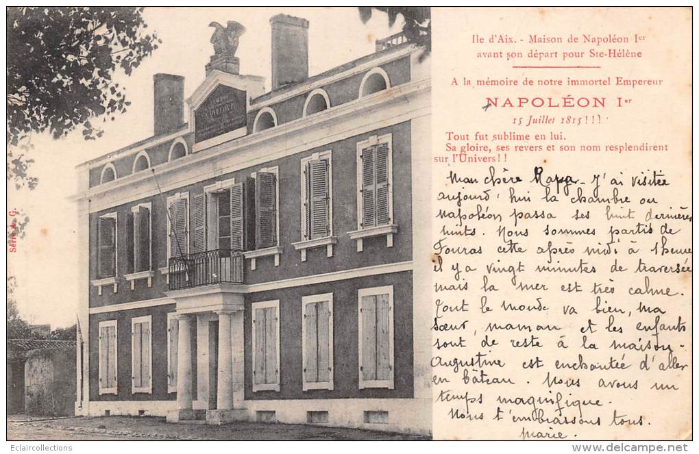 Ile D'Aix   17     Maison De Napoléon 1er - Altri & Non Classificati