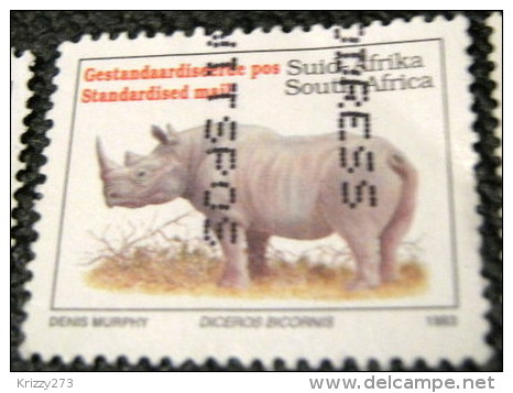 South Africa 1993 Rhinoceros Diceros Bicornis Standardised Mail - Used - Used Stamps