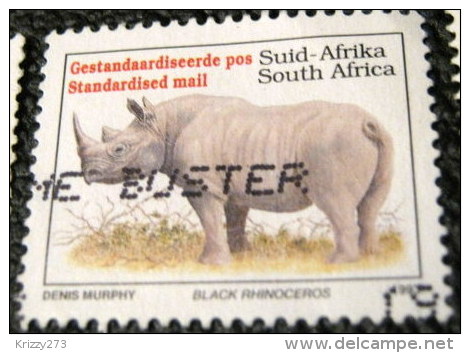 South Africa 1993 Rhinoceros Diceros Bicornis Standardised Mail - Used - Oblitérés