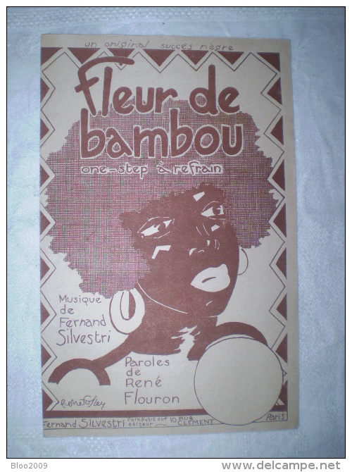 PARTITION "FLEUR DE BAMBOU" - Partitions Musicales Anciennes