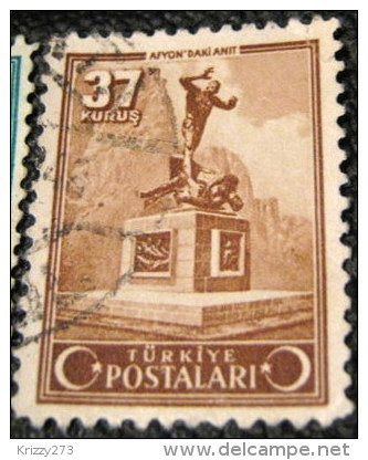 Turkey 1942 Statue 37k - Used - Gebruikt