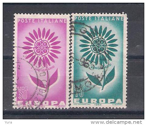 Italy 1964     Mi Nr  1164/5  Europa CEPT  (a1p5) - 1961-70: Afgestempeld