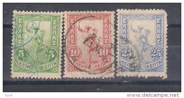 Grece 1901 Mi Nr 128/9,131 (a1p5) - Gebraucht