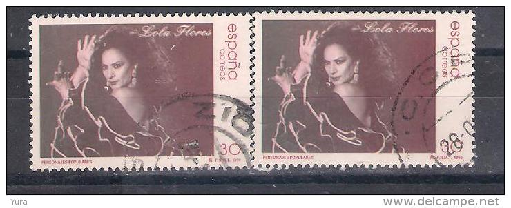 Spain 1996         Mi Nr 3290X2 Dancer Lola Flores   (a1p6) - Tanz