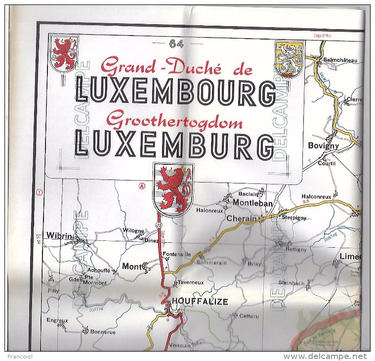 Grand-Duché De Luxembourg. De Rouck N°64 - Cartes Routières