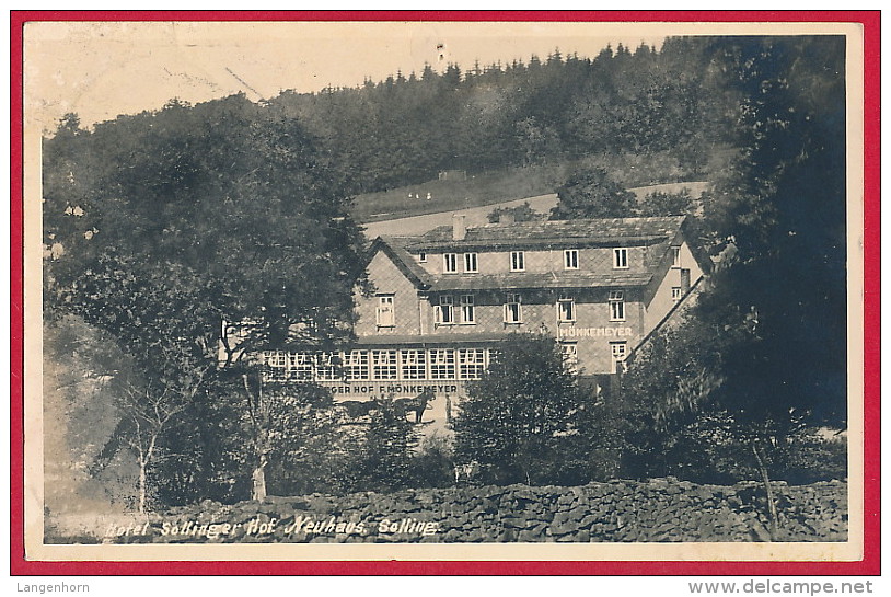 Foto-AK ´Neuhaus Im Solling' (LK Holzminden) ~ 1951 - Holzminden