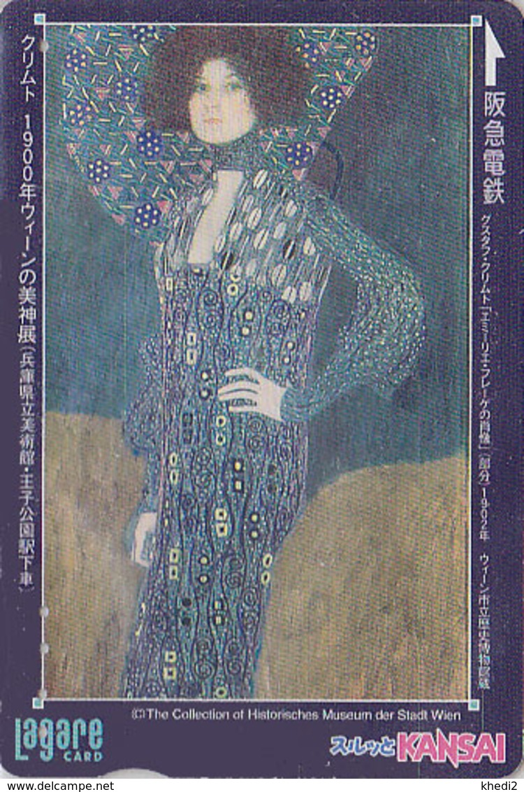 Carte Japon - PEINTURE AUTRICHE - ART NOUVEAU - GUSTAV KLIMT / ADELE BLOCH BAUER - AUSTRIA Rel. Japan Painting Card 1266 - Malerei