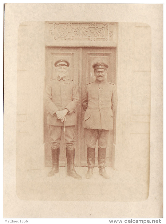 Photo 14-18 Officiers Allemands (A114, Ww1, Wk 1) - Weltkrieg 1914-18