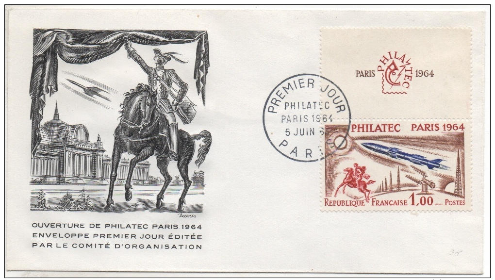 FDC - 1964 - YT N° 1422 - 1960-1969