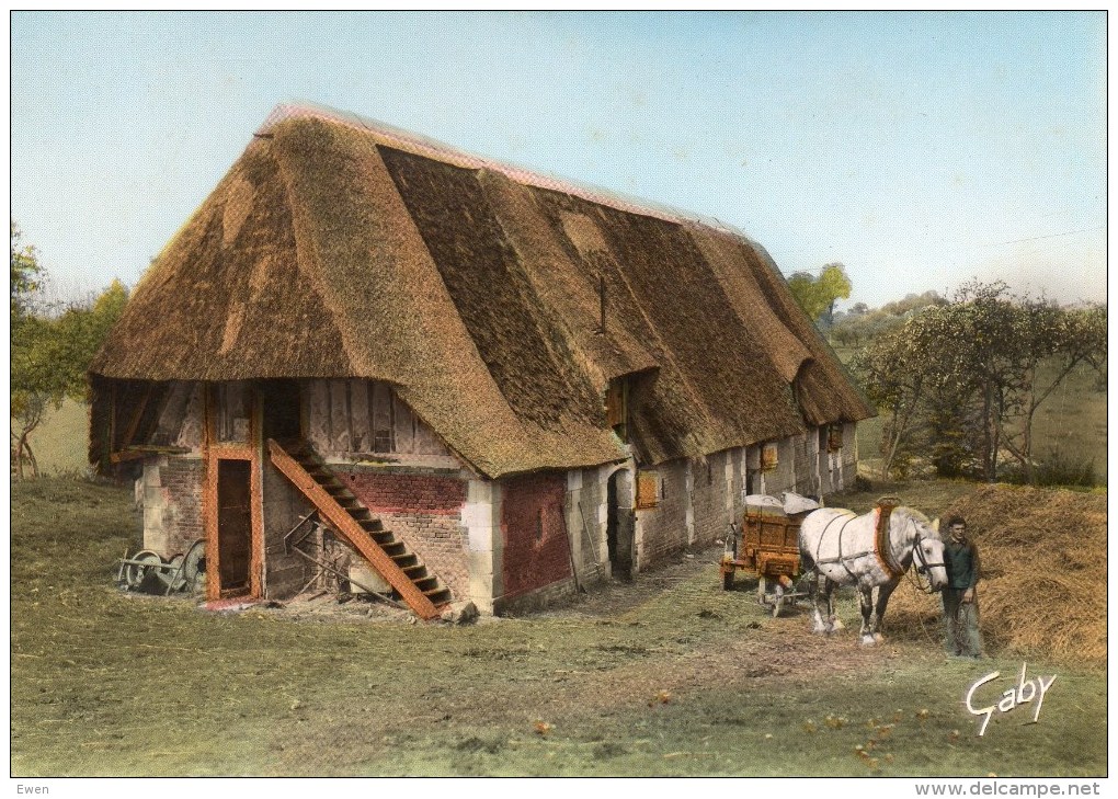 La Normandie. Cour De Ferme. (Attelage) - Haute-Normandie