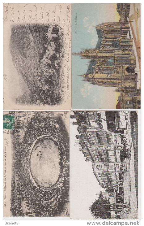 Beau Lot De 100 Cartes Postales Anciennes De Diverses Regions De France-frais De Port 8 Euros (en Recommandée) - 100 - 499 Cartes