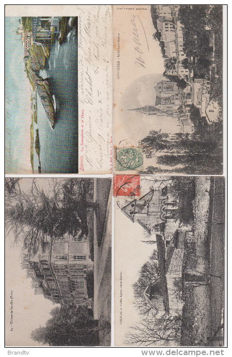 beau lot de 100 cartes postales anciennes de diverses regions de france-frais de port 8 euros (en recommandée)