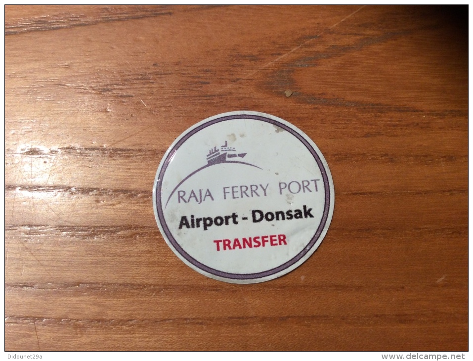 Ticket De Transport (car) "RAJA FERRY PORT - Airport - Donsak" Thaïlande (transfert) - Mondo