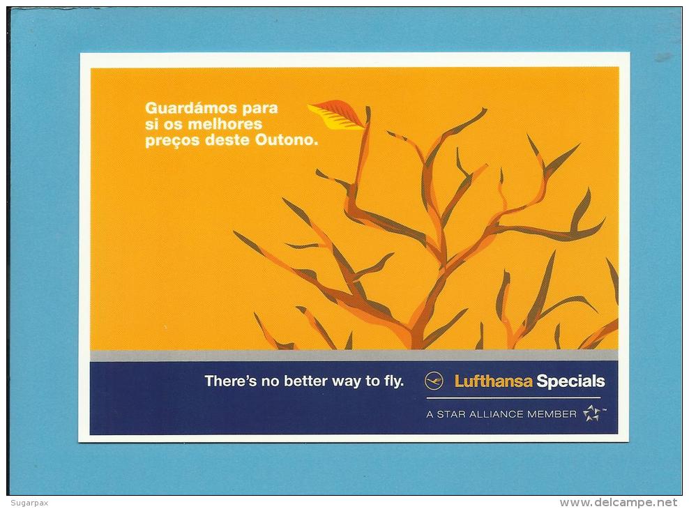 LUFTHANSA - ADVERTISING - Promoção De Outono 2002 - 2 Scans - Pubblicitari