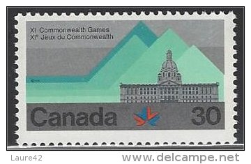 Canada  1978  #  761  ( JEUX DU COMMONWEALTH /  édifice De La Législature ) - Ungebraucht