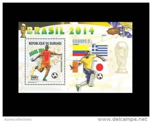 BURUNDI World Cup Coupe Monde Soccer Football FUSSBALL BRASIL BRAZIL 2014 GROUPE C JAPAN GREECE IVORY COAST COLOMBIA  ** - 2014 – Brésil