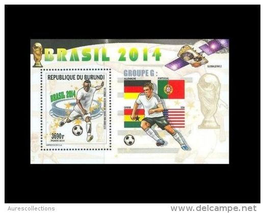 BURUNDI World Cup Coupe Monde Soccer Football FUSSBALL BRASIL BRAZIL 2014 GROUPE GROUP G GERMANY PORTUGAL USA GHANA MNH - 2014 – Brasil