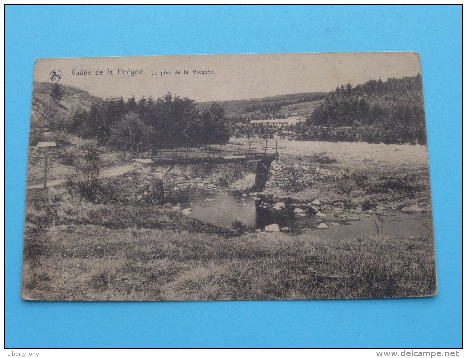 Vallée De La Hoëgne Le Pont De La Vecquée ( F. MISSON N° 70 ) Anno 1922 ( Zie Foto´s Voor Details ) !! - Waimes - Weismes