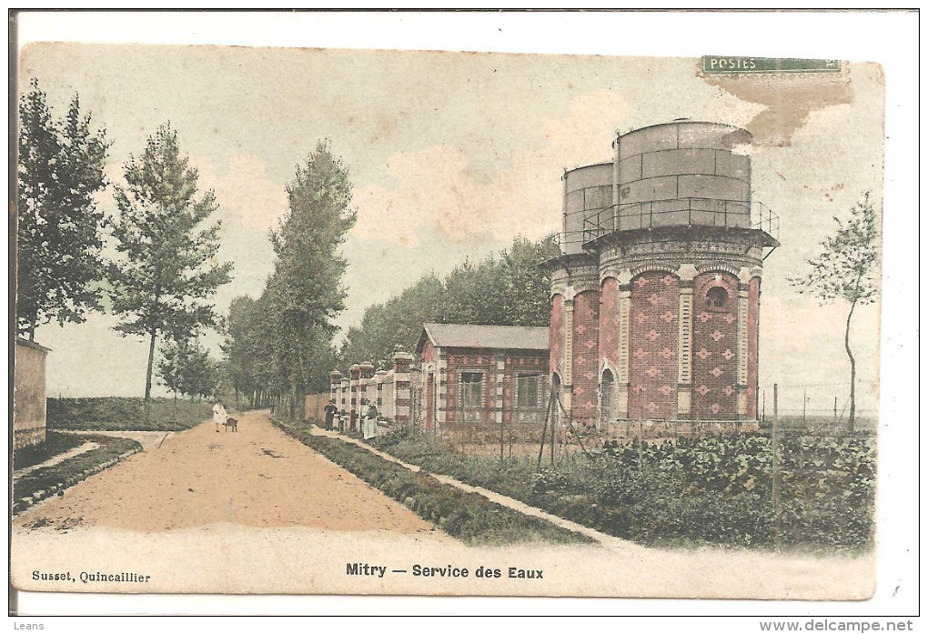 MITRY   Services Des Eaux      ETAT - Châteaux D'eau & éoliennes