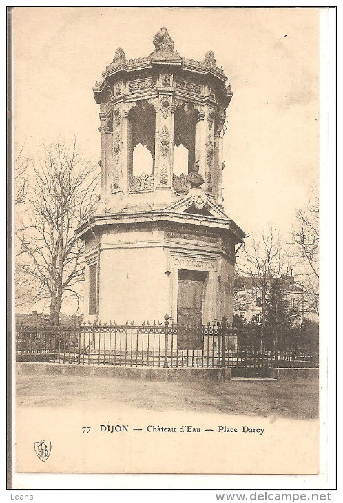 DIJON      Le Chateau D´eau , Place Darcy - Châteaux D'eau & éoliennes