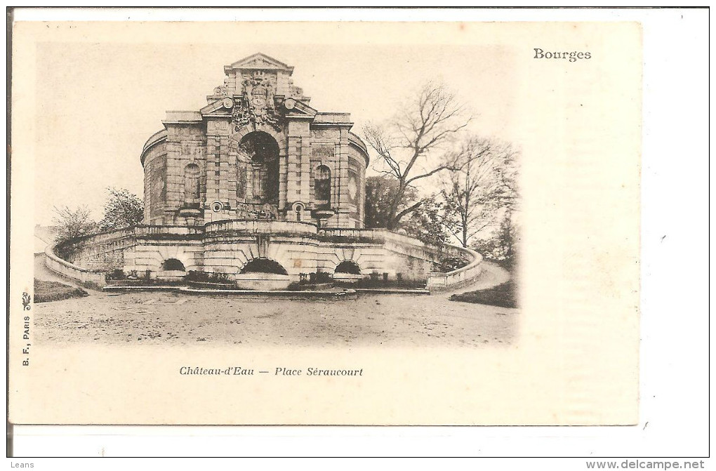 BOURGES    Le Chateau D´eau , Place Seraucourt   BF - Invasi D'acqua & Impianti Eolici