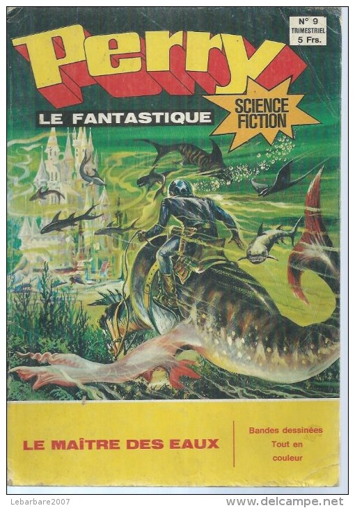 PERRY LE FANTASTIQUE  N° 9 -  JEUNESSE ET VACANCES  1976 - Small Size