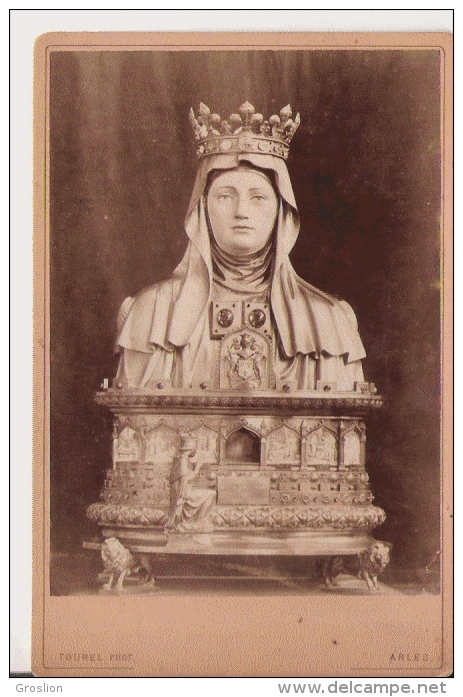 PHOTO ANCIENNE OBJET RELIGIEUX DU MAGASIN DE MLLE MARIE VIRET TARASCON SUR RHONE (PHOTO TOUREL ARLES) - Objets