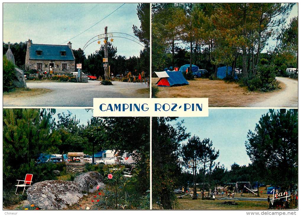 PONT AVEN LE CAMPING DE ROZ PIN CARTE MULTIVUES - Pont Aven