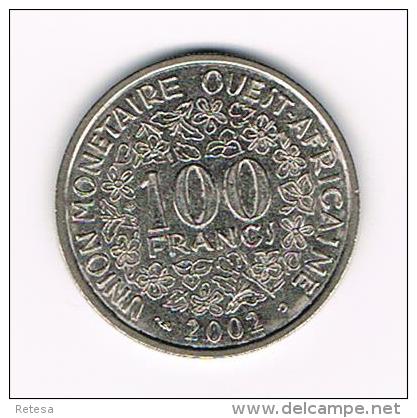 ***  WEST AFRICAN STATES  100 FRANCS  2002 - Central African Republic