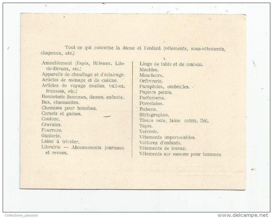 Carte De Visite , Pierre NEVIERE , Exportation , Vêtements , 2 Scans , 53 Rue D'Hauteville , Paris - Cartes De Visite