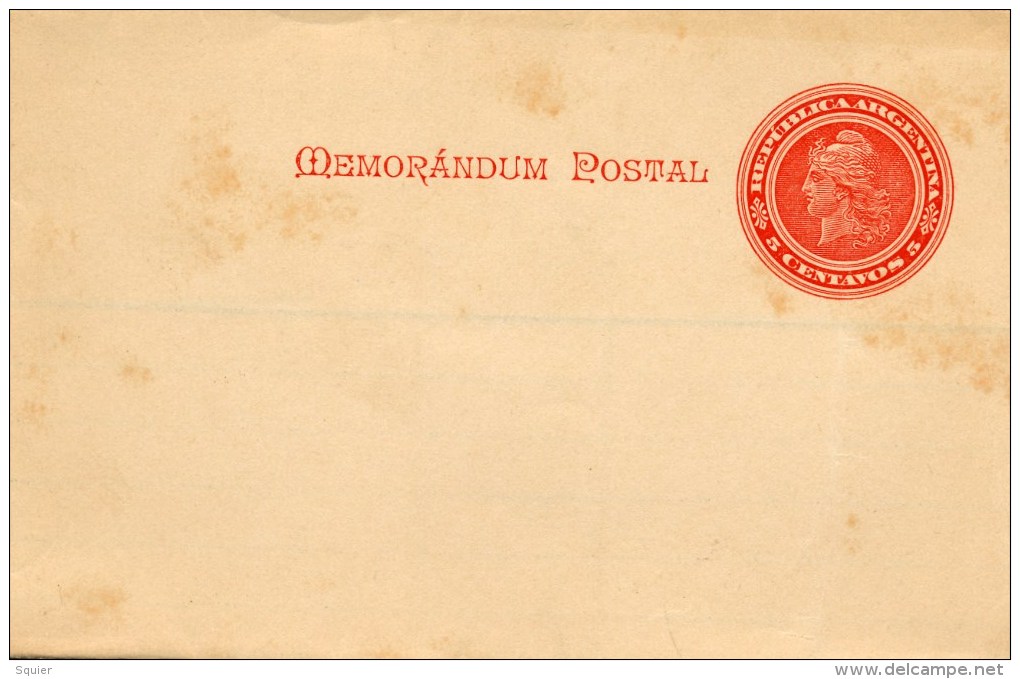 Lettercard, Memorandum Postal, 5 Centavos - Postal Stationery