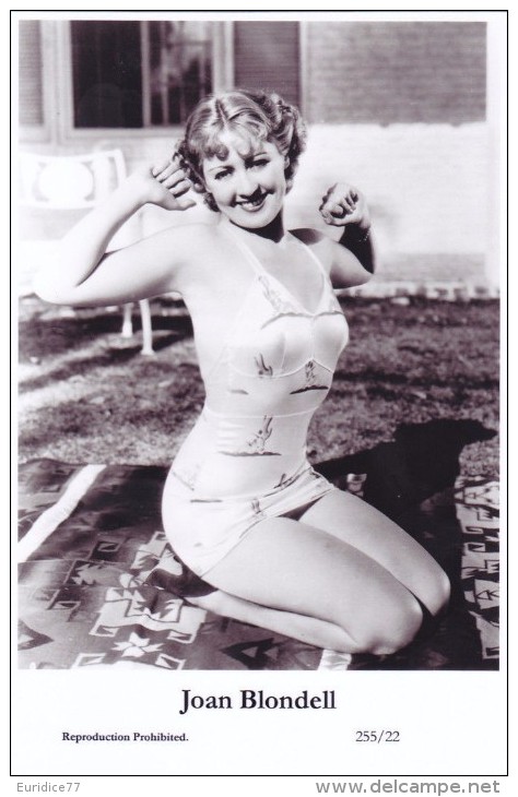 JOAN BLONDELL- Film Star Pin Up - Publisher Swiftsure Postcards 2000 - Sin Clasificación