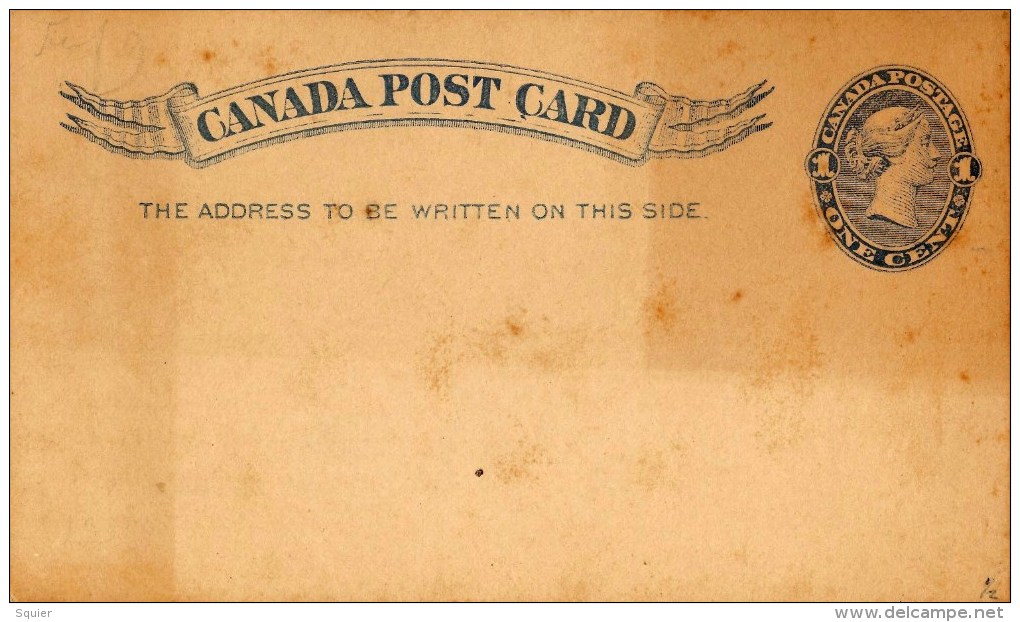 Lettercard,Canada Postcard, 1cent - Post Office Cards