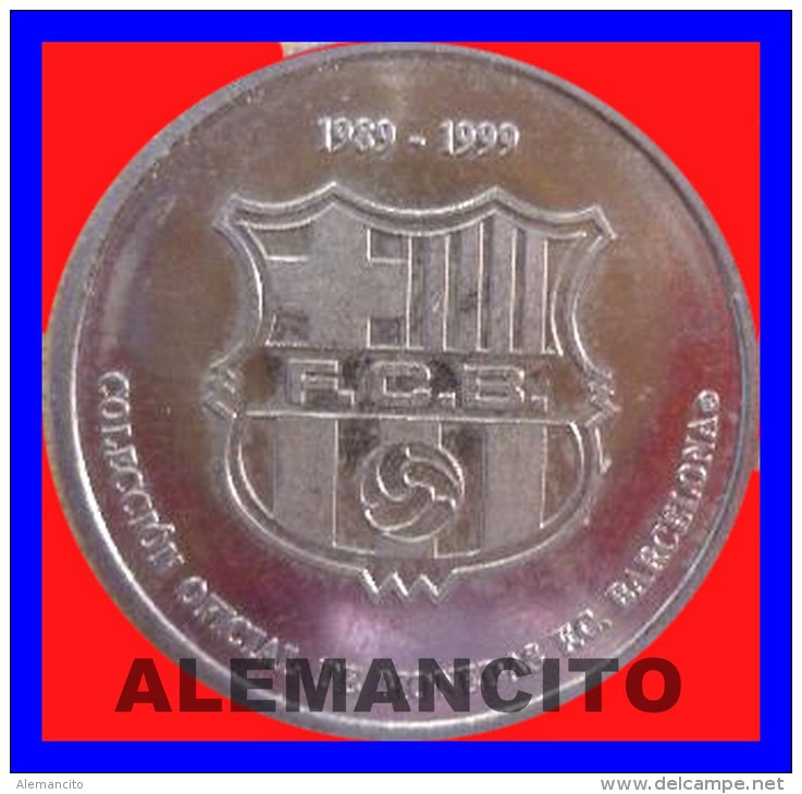 COLECCION OFICIAL DE MONEDAS F.C. BARCELONA (1989-1999).- - Profesionales/De Sociedad