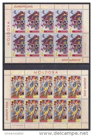 Europa Cept 2006 Moldova 2v Sheetlets ** Mnh (F4217A) - 2006