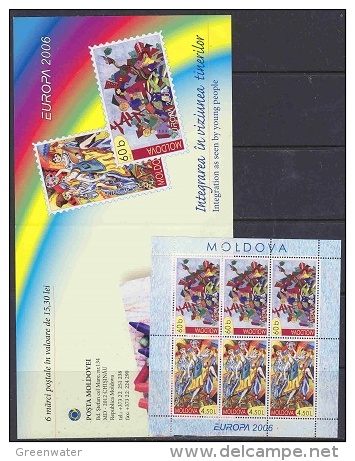 Europa Cept 2006 Moldova Booklet** Mnh (F4218A) - 2006