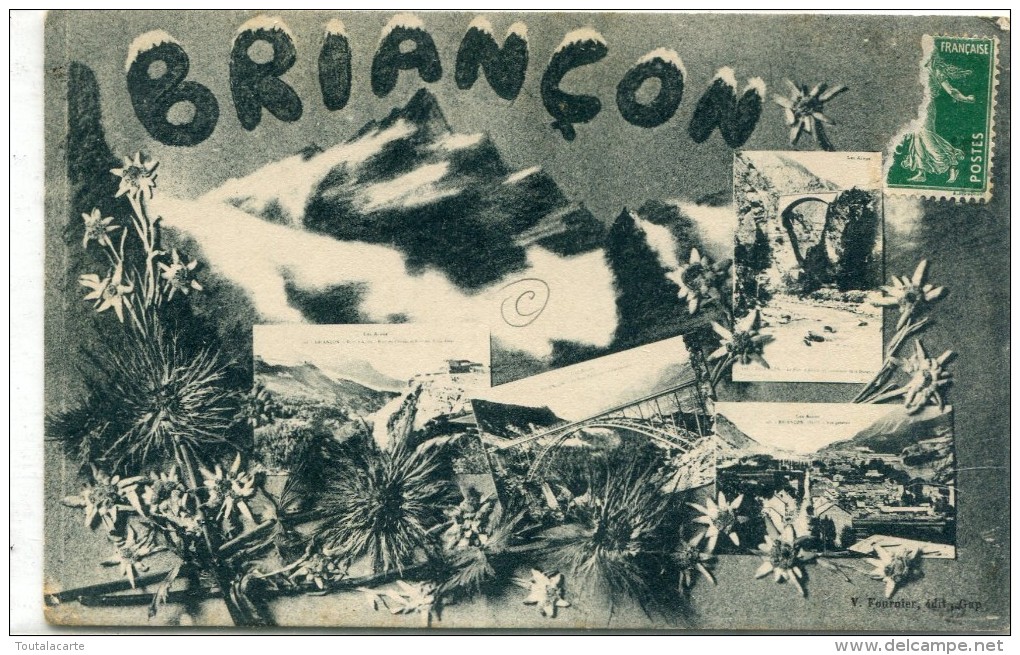 CPA 05  BRIANCON MULTI VUES 1910 - Briancon