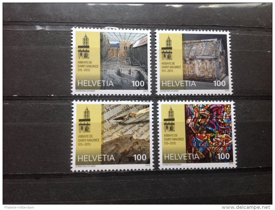 Zwitserland / Schweiz - Postfrisch / MNH - Complete Serie Abdij Van St. Maurice 2015 NEW! - Unused Stamps