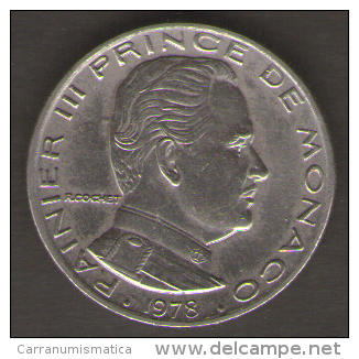 MONACO 1 FRANC 1978 - 1960-2001 Franchi Nuovi