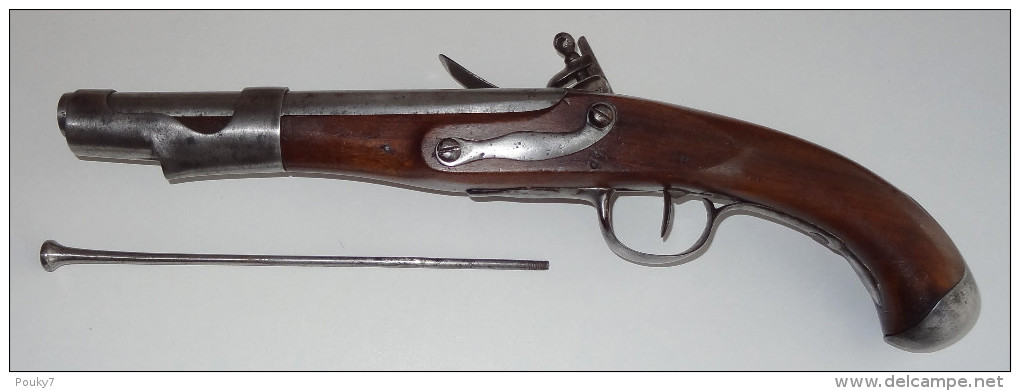Pistolet De Cavalerie 1763-1766  Manufacture De Libreville - Armes Neutralisées