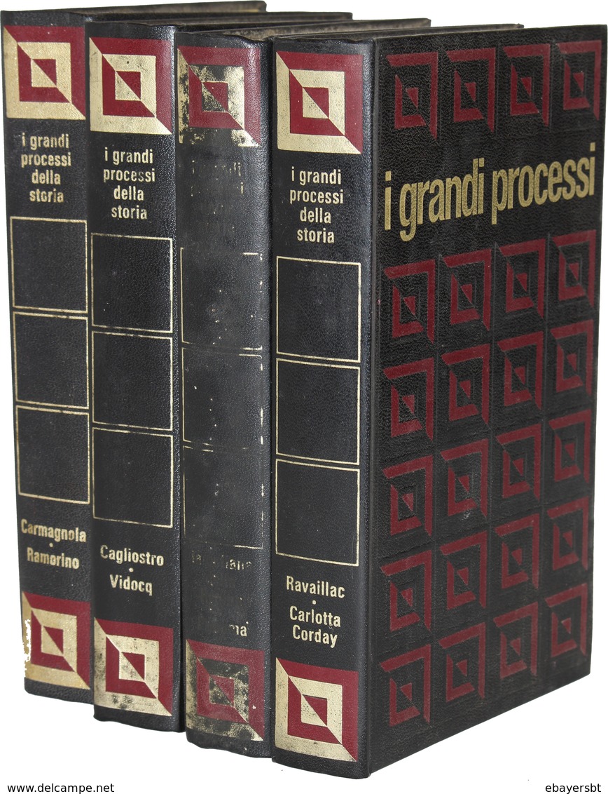 I Grandi Processi Della Storia 1972/73/74 Edizioni Ferni Ginevra 4 Volumi - Weltkrieg 1939-45