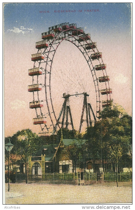 Autriche CPA Vienne Wien Riesenrad Im Prater Grande Roue - Prater