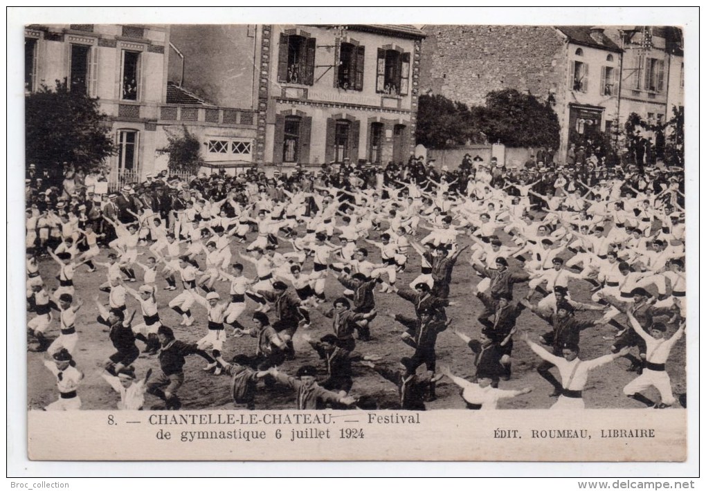 Chantelle-le-Château, Festival De Gymnastique 6 Juillet 1924, éd. Roumeau - Autres & Non Classés