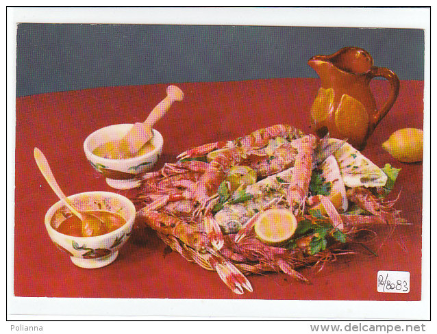 PO8083# RICETTE TIPICHE GASTRONOMIA - SPAGNA - PIATTO Di PESCE Con SALSE  No VG - Ricette Di Cucina