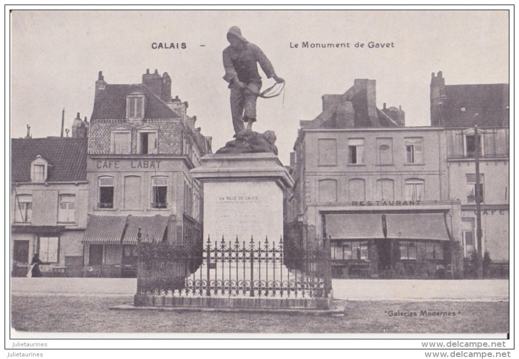 62 CALAIS  LE MONUMENT DE GAVET CPA BON ÉTAT - Calais